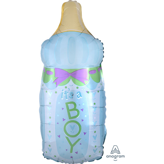 Anagram 31" It's A Boy Baby Bottle Balloon