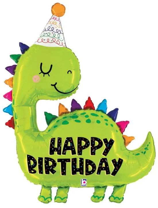Betallic 52" Dino Birthday Balloon