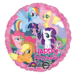 Anagram 18" My Little Pony Birthday Foil Balloon - 1pcs