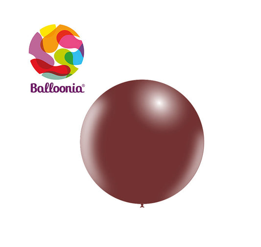 Balloonia 2ft Chocolate Latex Balloon 5ct