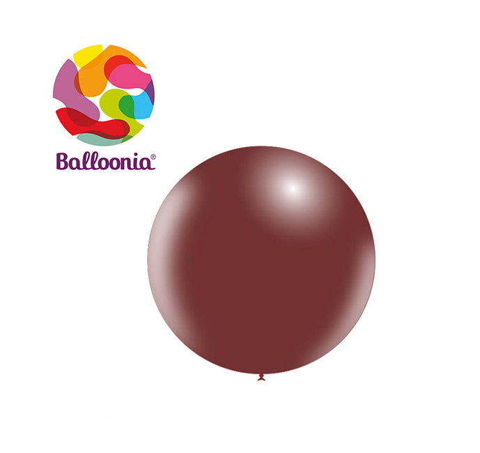 Balloonia 3ft  Latex Chocolate 5ct