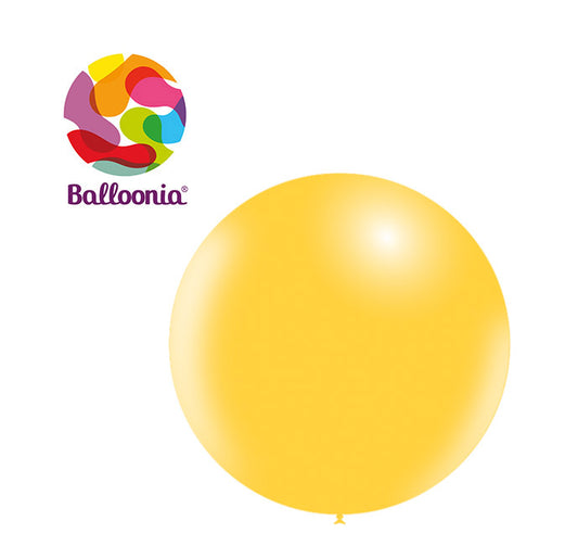 Balloonia 3ft Yellow Latex Balloon 5ct