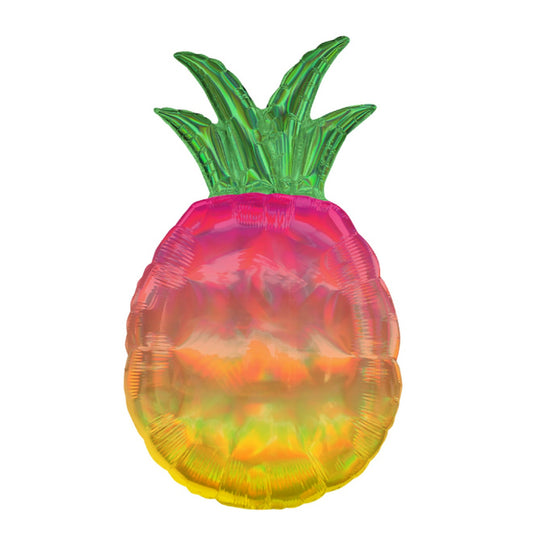 Anagram 31" Iridescent Pineapple Balloon
