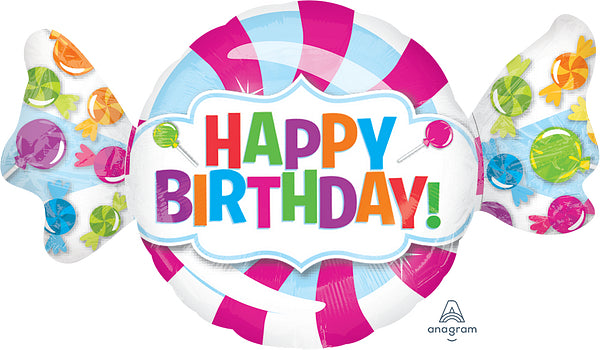 Anagram 40" Happy Birthday Sweet Shop Balloon