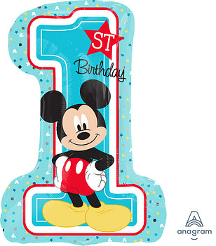 Anagram 28" Mickey 1st Birthday Balloon