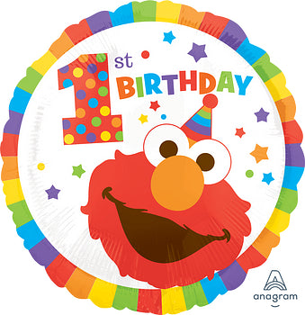 Anagram 18" Elmo 1st Birthday Balloon