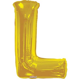 Conver USA 34" Gold Foil Balloon Letters
