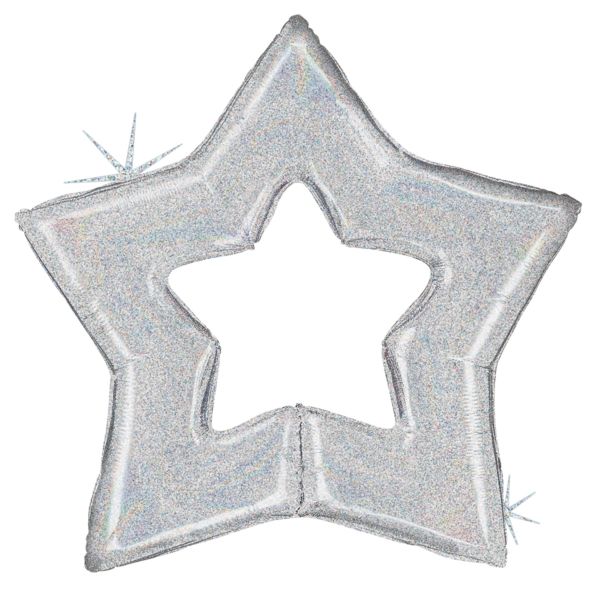 Betallic 48" Silver Star Balloon