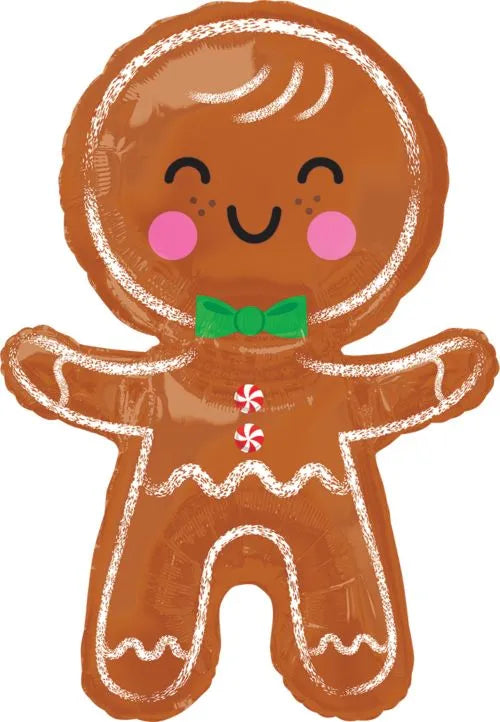 Anagram 31"Happy Gingerbread Man Balloon