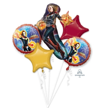 Anagram Captain Marvel Balloon Bouquet