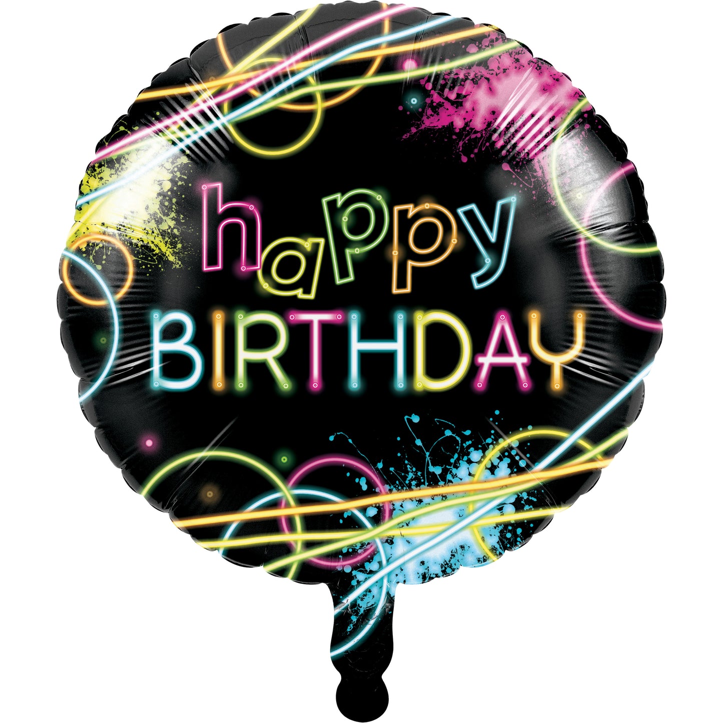 Creative Converting 18" Happy Birthday Glow Stick Balloon