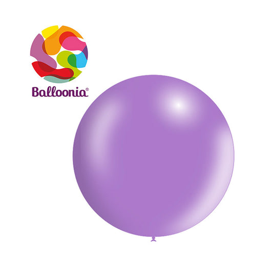 Balloonia 3ft Metallic Latex Lavender 5ct