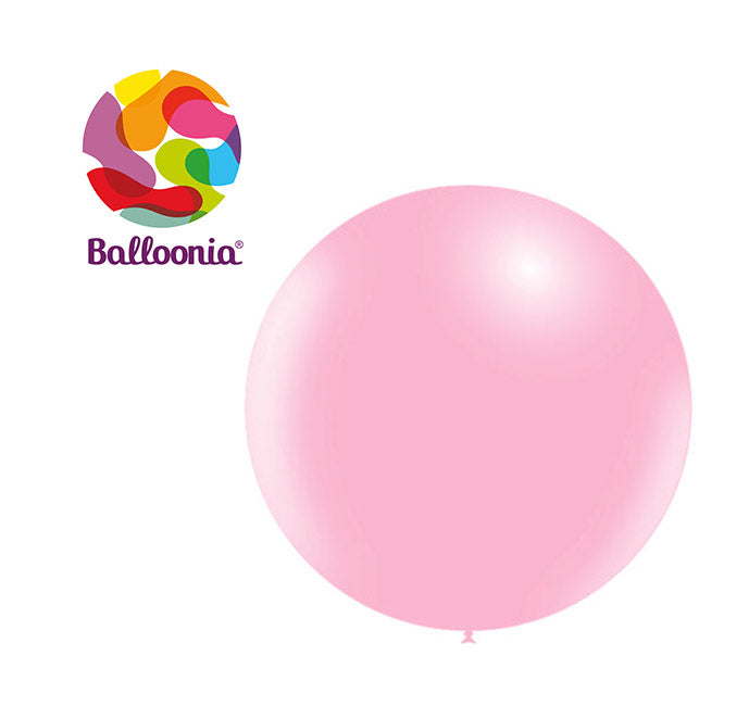 Balloonia 2ft Baby Pink Latex Balloon 5ct