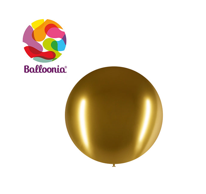 Balloonia 2ft Brilliant Latex Gold 5ct