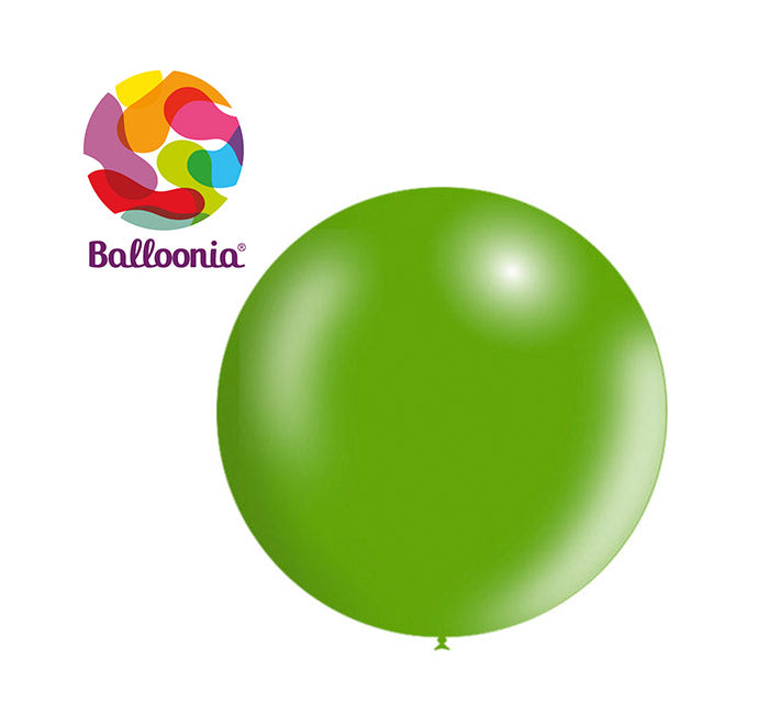 Balloonia 2ft Metallic Latex Green 5ct