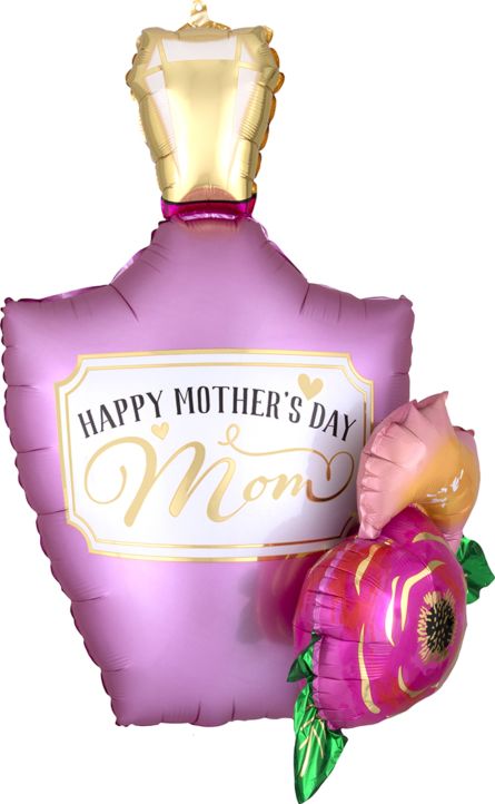 Anagram 28" Happy Mother's Day Mom Perfume Bottle Balloon