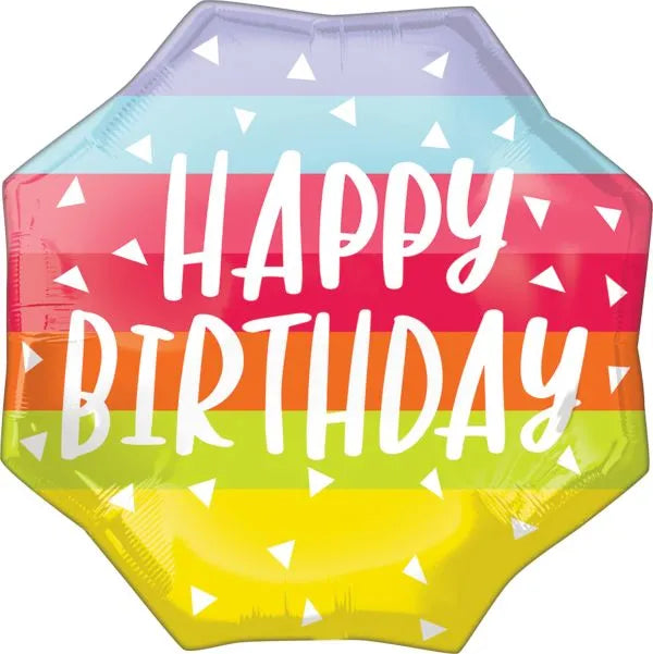 Anagram 22" Bright And Bold Happy Birthday Balloon
