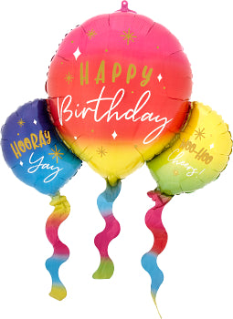 Anagram 36" Happy Birthday Fun Foil Balloon