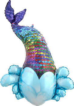 Anagram 39" Mermaid Sequin Tail Balloon