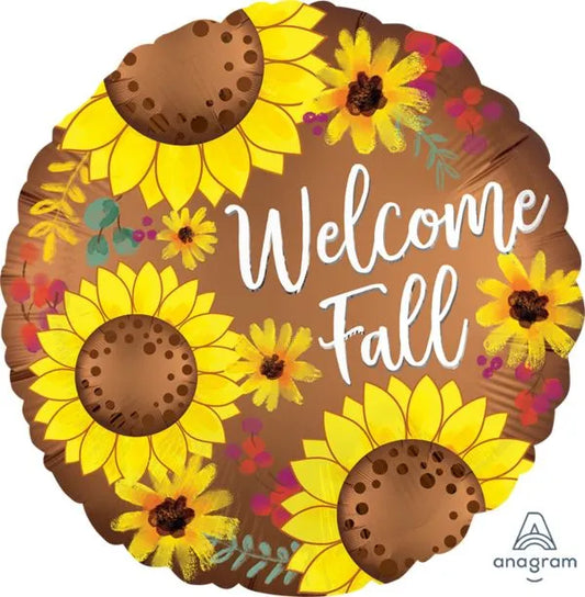 Anagram 18" Welcome Fall Sunflowers