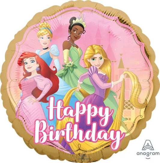 Anagram 18" Princess Happy Birthday Foil Balloon