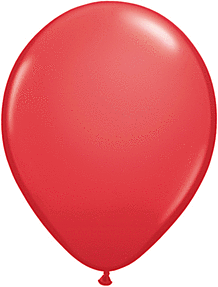 Qualatex 11" Red Latex Balloon 100ct