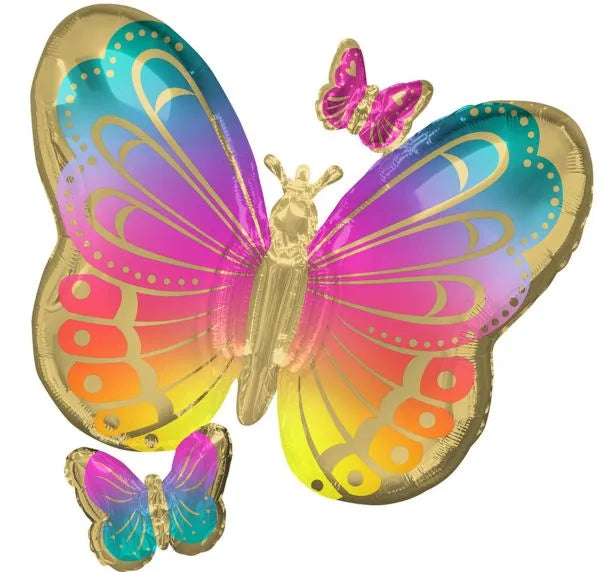Anagram 29" Colorful Butterflies Balloon