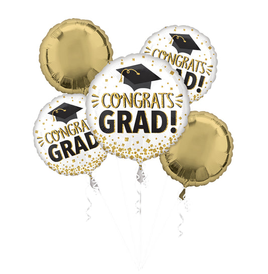 Anagram Congrats Grad! Balloon Bouquet 5pc