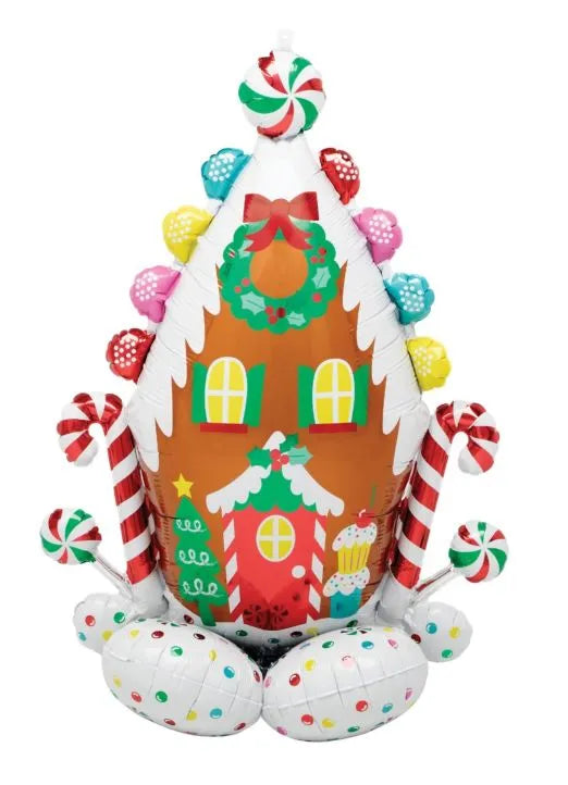 Anagram 51" Gingerbread House AirLoonz