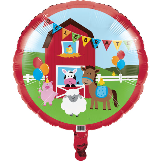 Creative Converting 18" Farm Fun Celebrate Foil Balloon 1ct