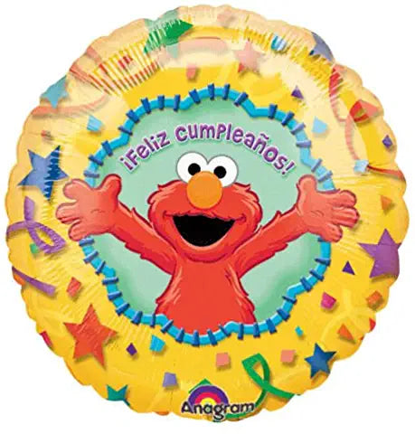 Anagram 18" Feliz Cumpleanos Elmo Balloon