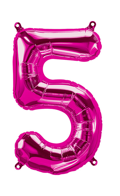 Party America 16" Fuchsia Numbers