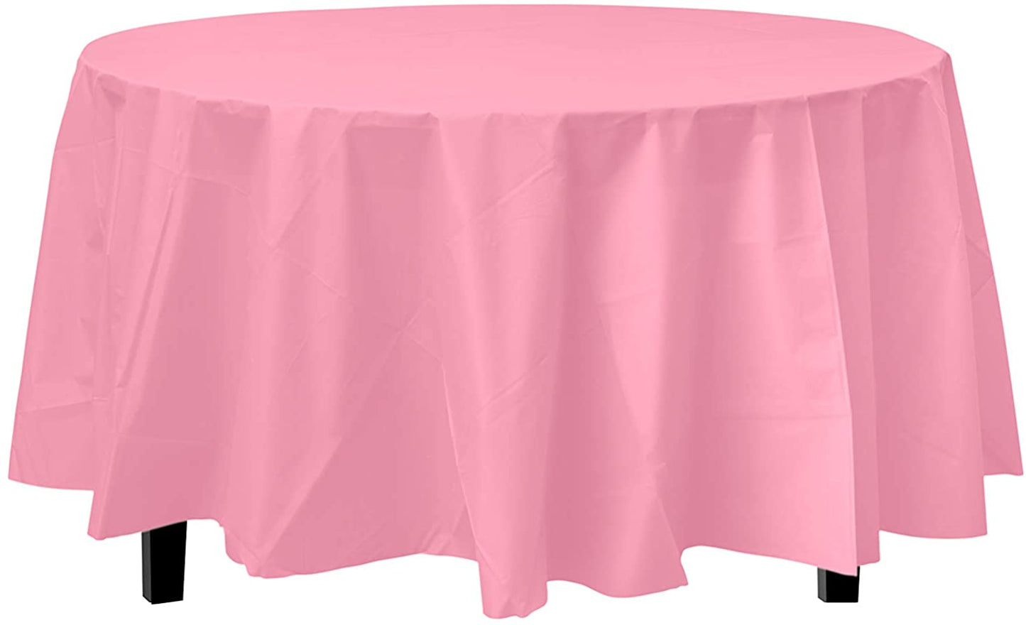 Round Plastic Tablecloth 84" x 84"