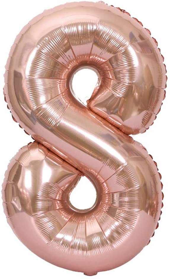 Party America 34" Rose Gold Jumbo Numbers