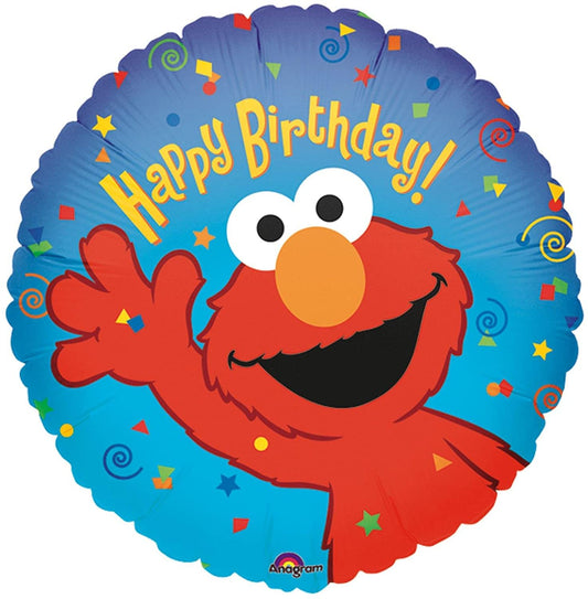 Anagram 18" Elmo Happy Birthday Confetti Balloon