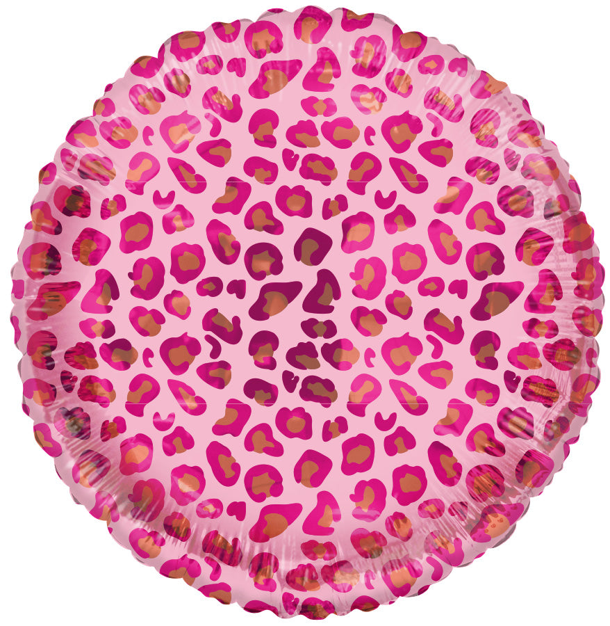 Tuftex 18" Pink Leopard Balloon