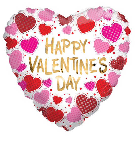 Conver USA 18" Happy Valentine's Day Heart Foil Balloon