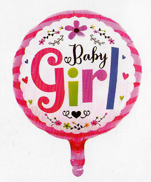 Winner Party 18" Baby Girl Balloon