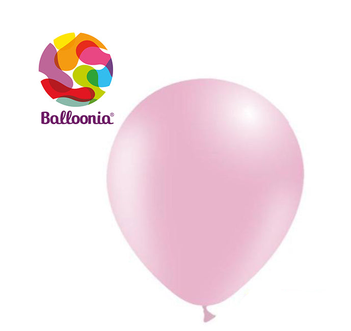 Balloonia 5" Latex  Baby Pink 100ct