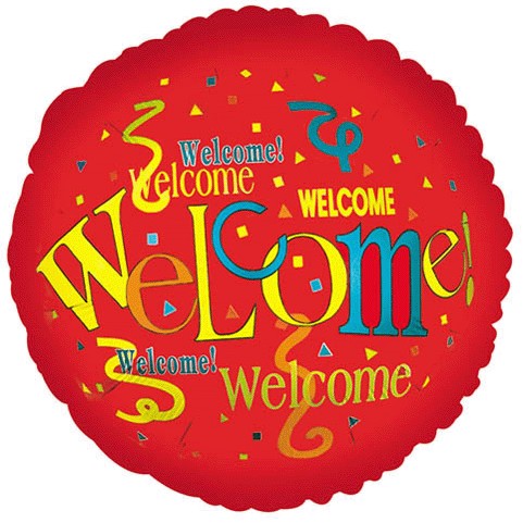 CTI 18" Welcome Welcome Welcome Red Balloon