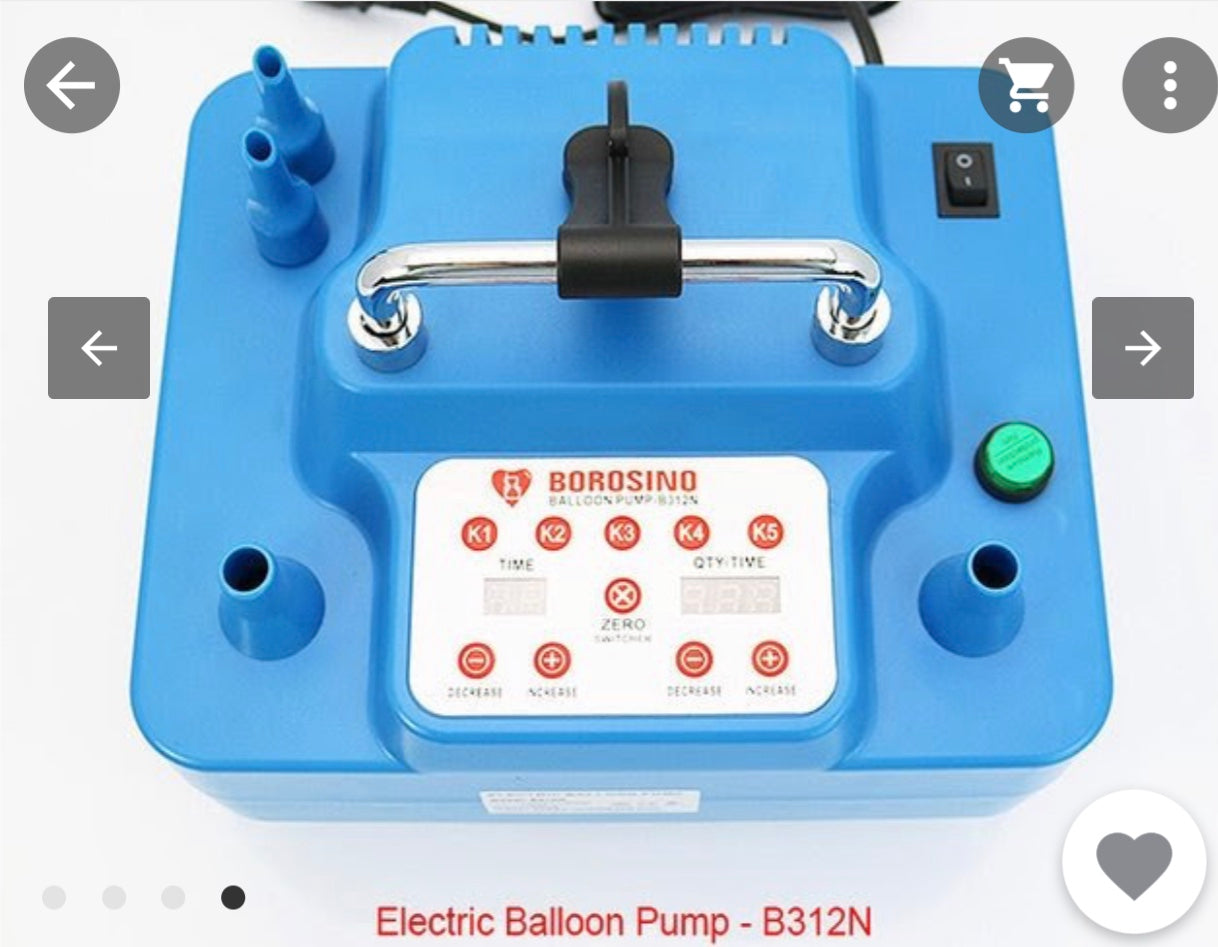 Borosino Blue Balloon Sizer Inflator B312N