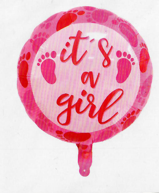 Winner Party 18" It's a Girl Balloon