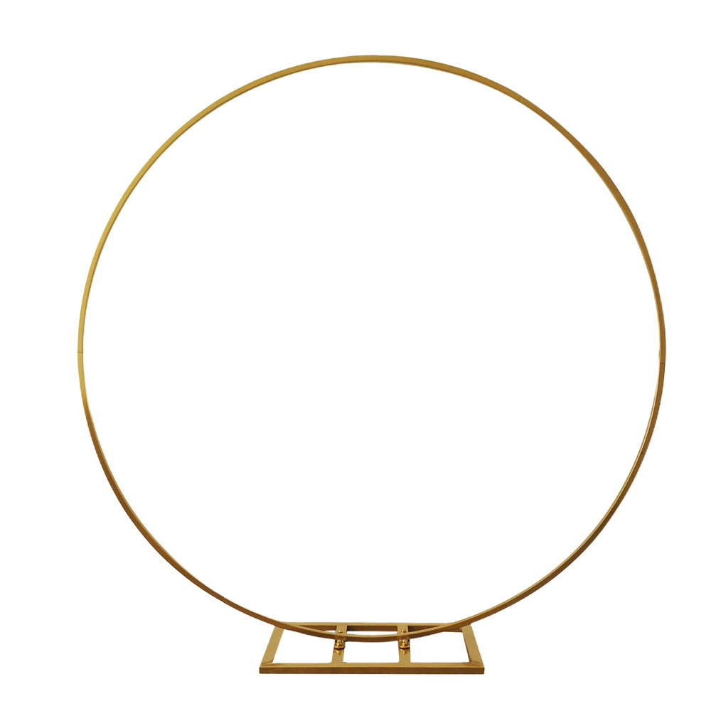 60" GOLD CIRCLE BACKDROP STAND