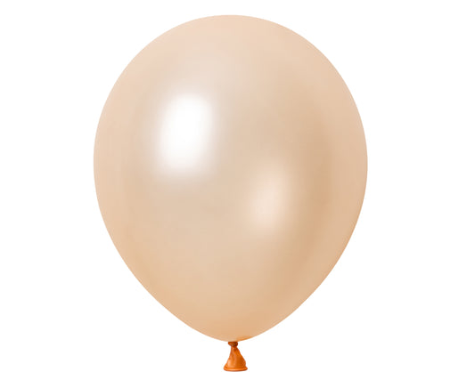 Winntex Premium 12" Metallic Peach Latex Balloon 100ct