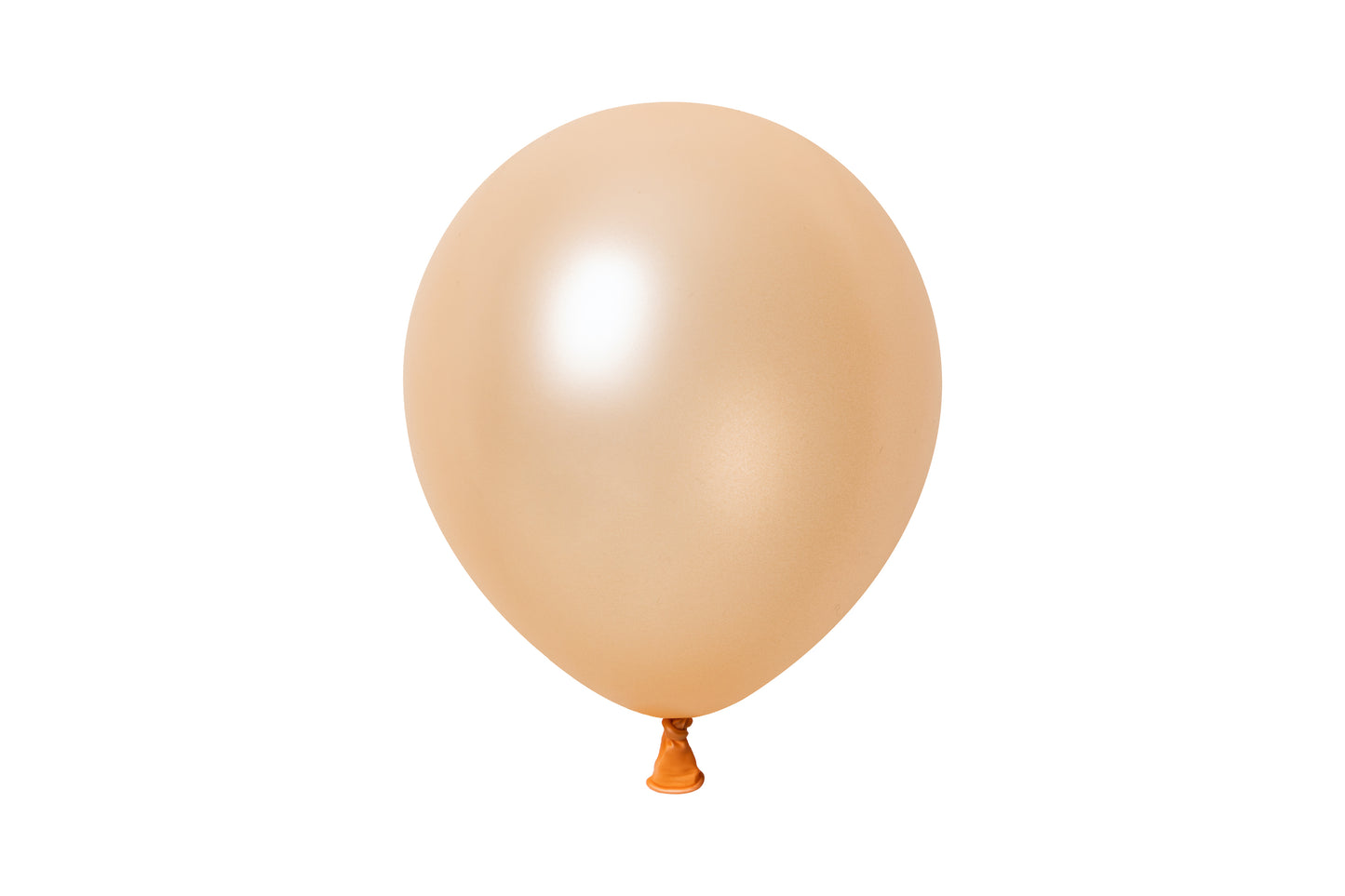 Winntex Premium 5" Latex Balloon - Metallic Peach - 100ct