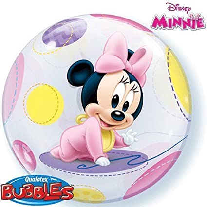 Qualatex 22" Baby Minnie Bubble balloon