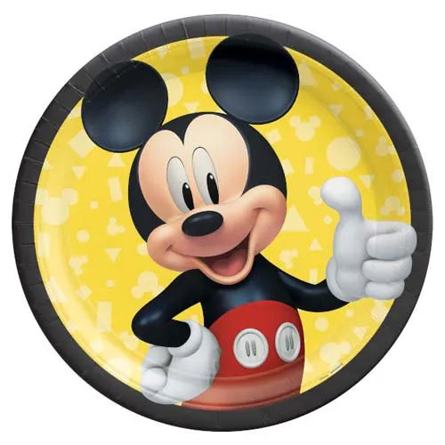 Amscan Mickey Mouse 9" Plate 8ct