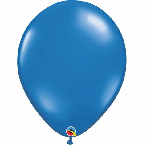 Qualatex 16" Sapphire Blue latex Balloon 50ct