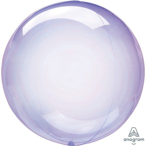 Anagram 10" Purple Crystal Clearz Balloon