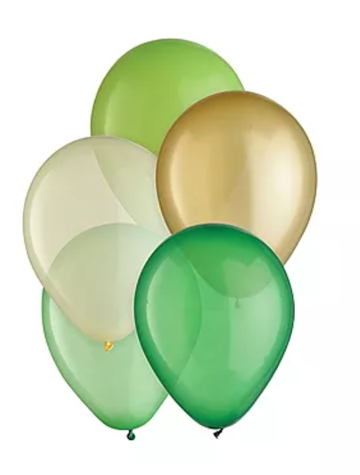 Amscan 5" Natural 3-Color Mix Balloons 25ct